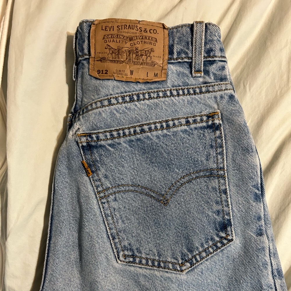 Levi's Light Blue Straight Leg Jeans
